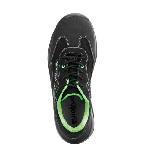 Scarpe antinfortunistiche pelle scamosciata e tessuto traspirante Acid Jung