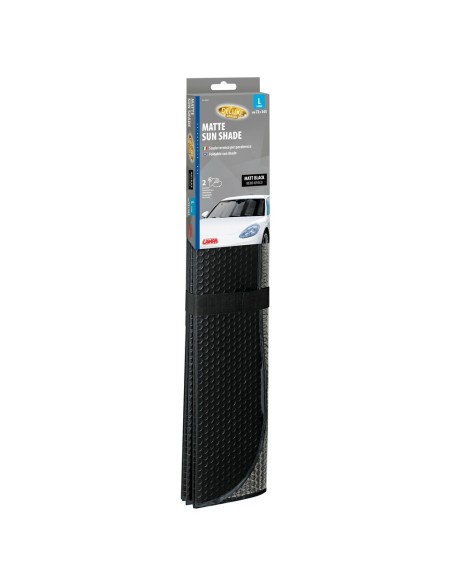 Scudo termico per parabrezza parasole nero opaco taglia L 72x145cm