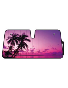 Scudo termico per parabrezza parasole palm beach 68x147cm