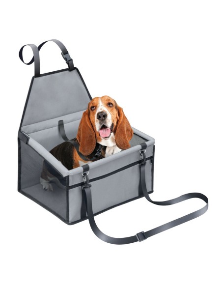 Seggiolino auto per animali fissaggio al poggiatesta 40x32x25cm