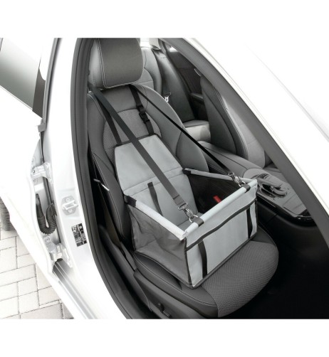 Seggiolino auto per animali fissaggio al poggiatesta 40x32x25cm