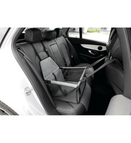 Seggiolino auto per animali fissaggio al poggiatesta 40x32x25cm