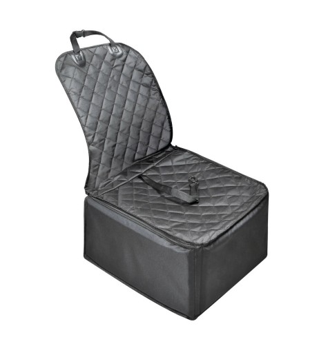 Seggiolino e coprisedile auto per animali fissaggio al poggiatesta 40x40x25