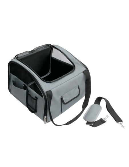 Seggiolino e trasportino auto per animali fissaggio a cintura 40x38x28cm