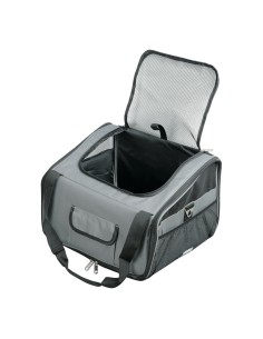 Seggiolino e trasportino auto per animali fissaggio a cintura 40x38x28cm 2