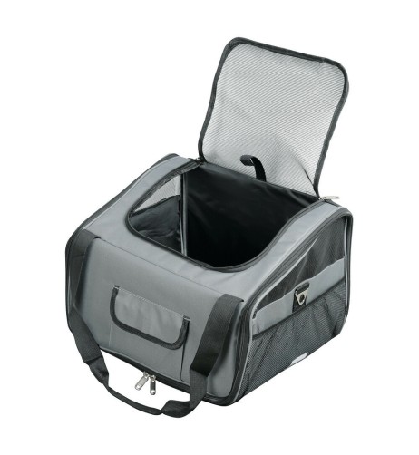 Seggiolino e trasportino auto per animali fissaggio a cintura 40x38x28cm