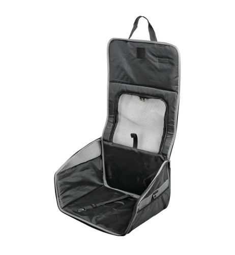 Seggiolino e trasportino auto per animali fissaggio a cintura 40x38x28cm