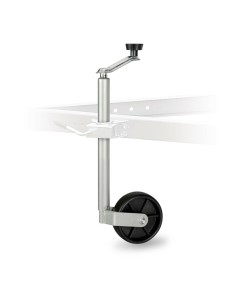 Servotimone per rimorchi e roulotte ruota 160mm estensione 475 720mm 2