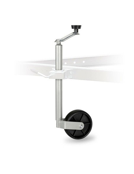 Servotimone per rimorchi e roulotte ruota 160mm estensione 475 720mm