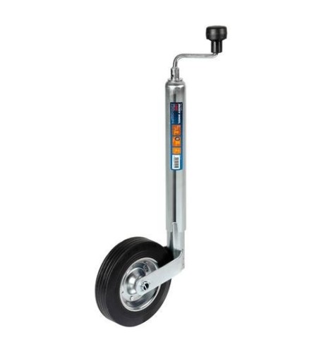 Servotimone per rimorchi e roulotte ruota 200mm estensione 490 750mm