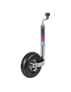 Servotimone per rimorchi e roulotte ruota 260mm estensione 490 750mm