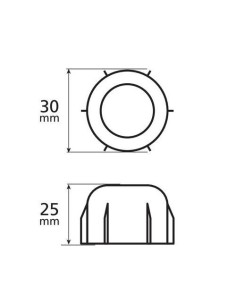 Set 10 copri colonnette mozzi ruota universali per camion 2
