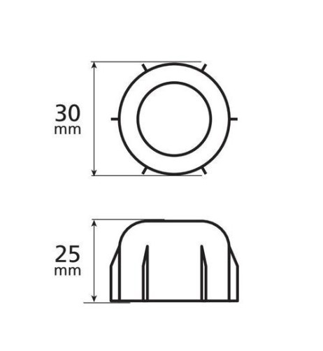 Set 10 copri colonnette mozzi ruota universali per camion