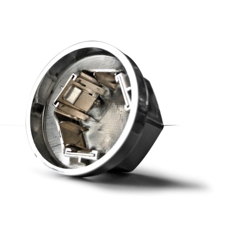 Set 10 copribulloni camion cromati in ABS diametro 32 33mm