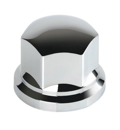 Set 10 copribulloni camion cromati in ABS diametro 33mm 97659