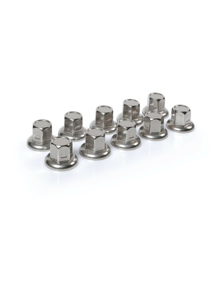 Set 10 copribulloni ruota camion in Acciaio Inox diametro 32mm