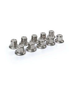 Set 10 copribulloni ruota camion in Acciaio Inox diametro 33mm