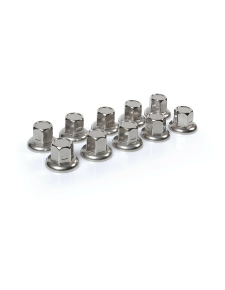 Set 10 copribulloni ruota camion in Acciaio Inox diametro 33mm