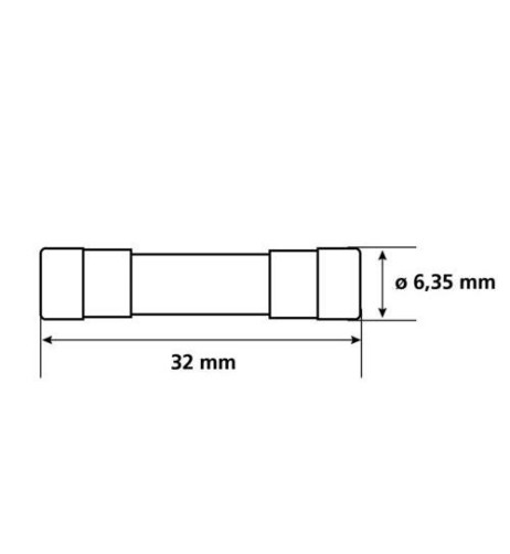 Set 10 fusibili in vetro assortiti 12 32V 5 20A