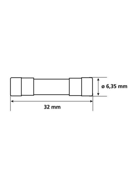 Set 10 fusibili in vetro assortiti 12 32V 5 20A