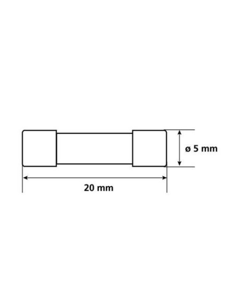 Set 10 micro fusibili in vetro assortiti 12 32V 1 6 3A