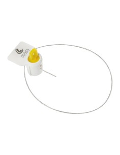 Set 10 Sigilli di sicurezza cavo in acciaio inox con guaina in pvc