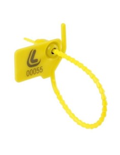 Set 10 Sigilli di sicurezza identificativi in polipropilene tubolari zigrin 2