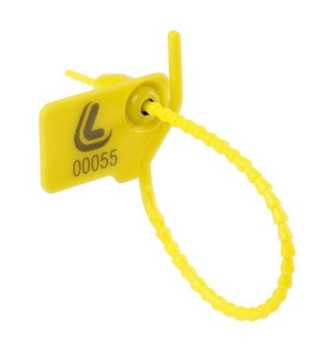 Set 10 Sigilli di sicurezza identificativi in polipropilene tubolari zigrin