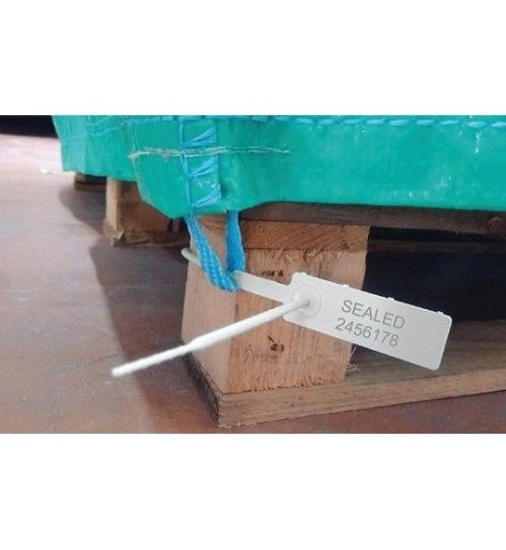 Set 10 Sigilli di sicurezza in polipropilene con inserto metallico