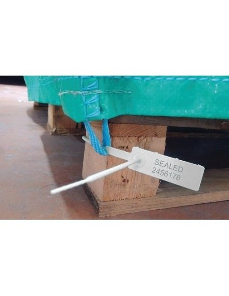 Set 10 Sigilli di sicurezza in polipropilene con inserto metallico