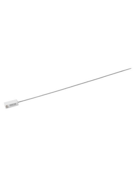 Set 10 Sigilli di sicurezza testa in abs cavo acciaio