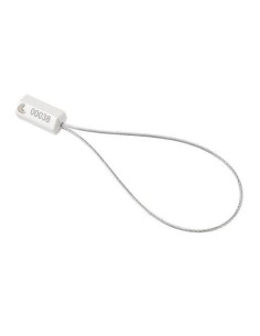 Set 10 Sigilli di sicurezza testa in abs cavo acciaio 2