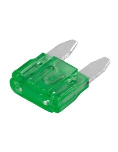 Set 100 micro fusibili lamellari monoamperaggio 12 32V 30A 2