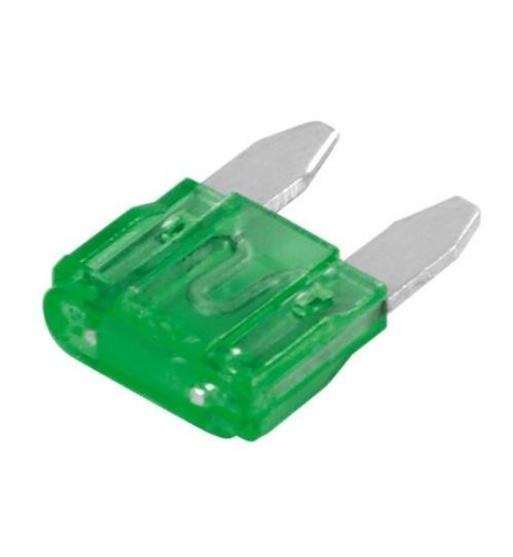 Set 100 micro fusibili lamellari monoamperaggio 12 32V 30A