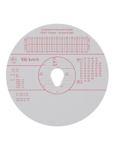 Set 100pz dischi tachigrafo omologati 100km h