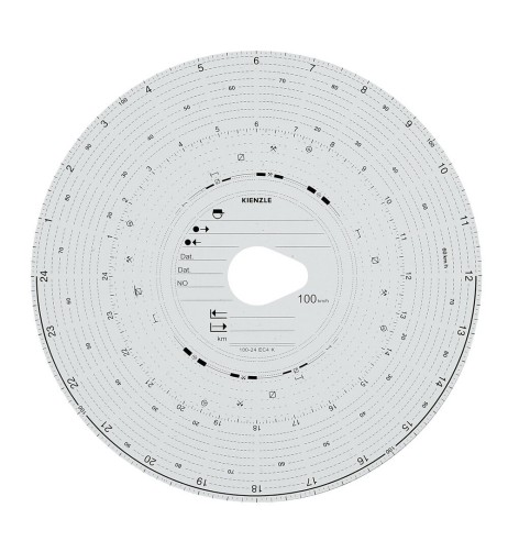 Set 100pz dischi tachigrafo omologati 100km h