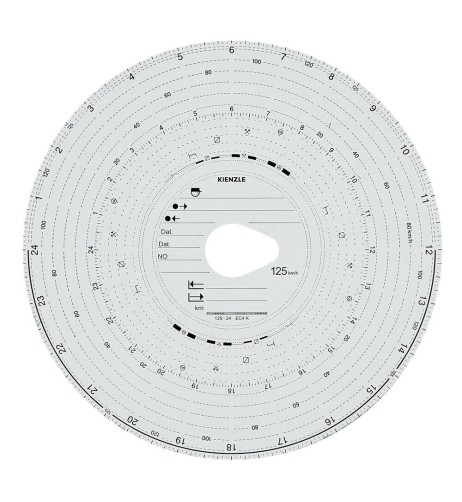 Set 100pz dischi tachigrafo omologati 125km h
