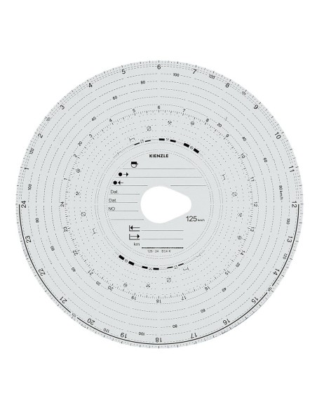 Set 100pz dischi tachigrafo omologati 125km h