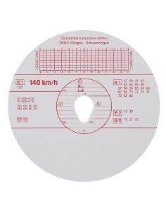 Set 100pz dischi tachigrafo omologati 140km h