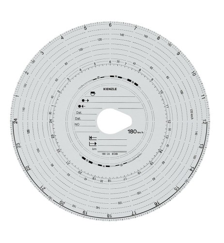 Set 100pz dischi tachigrafo omologati 180km h