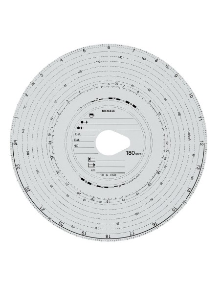 Set 100pz dischi tachigrafo omologati 180km h