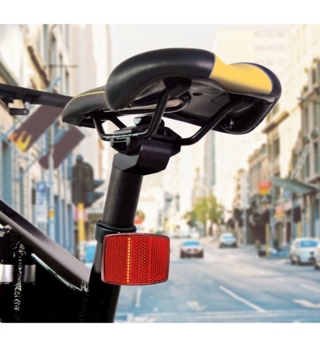 Set 2 catarifrangenti grandangolari anteriore posteriore bicicletta