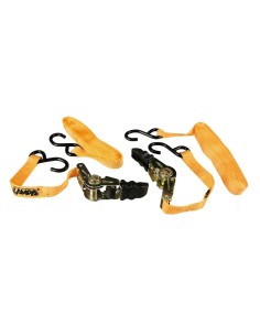 Set 2 nastri tensori con cricchetto a doppio gancio S 500 cm