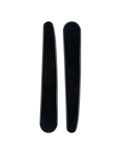 Set 2 protezioni carrozzeria in resina epossidica Nero