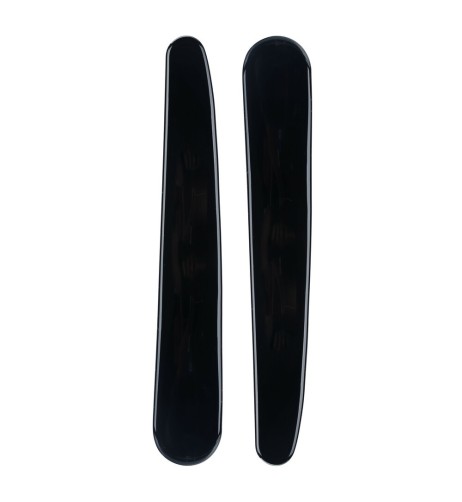 Set 2 protezioni carrozzeria in resina epossidica Nero