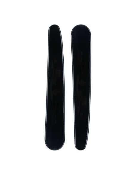 Set 2 protezioni carrozzeria in resina epossidica Nero