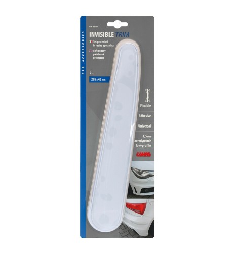 Set 2 protezioni carrozzeria in resina epossidica Trasparente