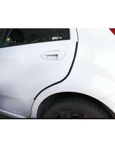 Set 2 strisce salvaporta corazzate ad incastro 2 x 650mm nero 2