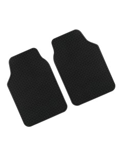 Set 2 tappetini Montecarlo universali gomma ecologica colore nero