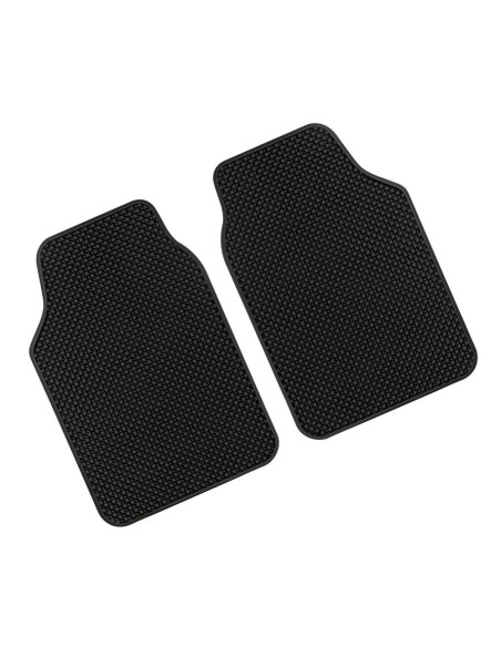 Set 2 tappetini Montecarlo universali gomma ecologica colore nero